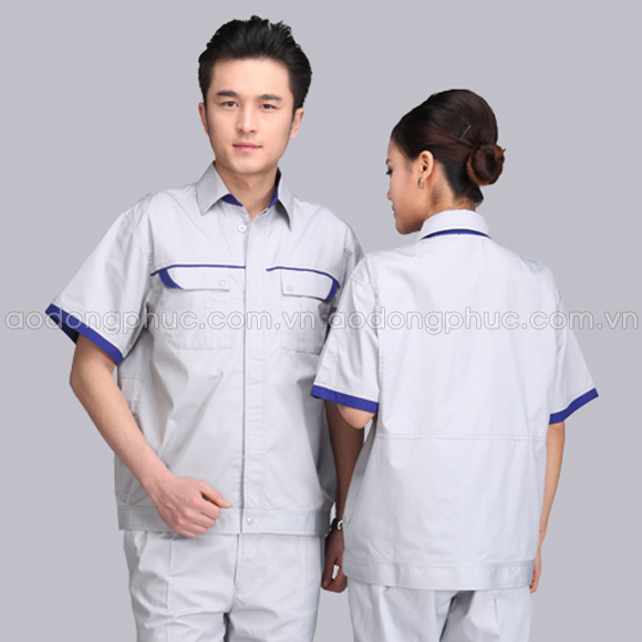 May áo đồng phục công nhân | May ao dong phuc cong nhan